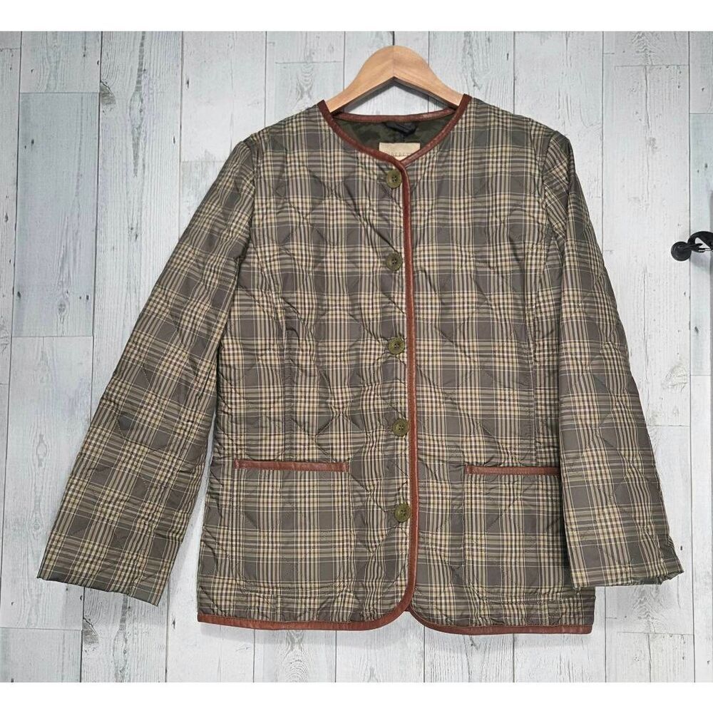 Beretta Thermore Plaid Quilted Hunting Field Jacket Sz. 46 /  L